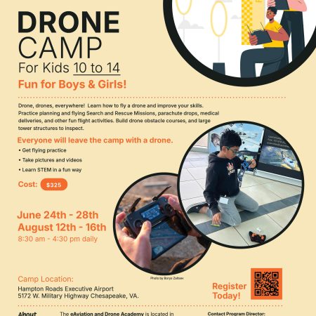 AUG 12-16, 2024 Summer Drone Camp