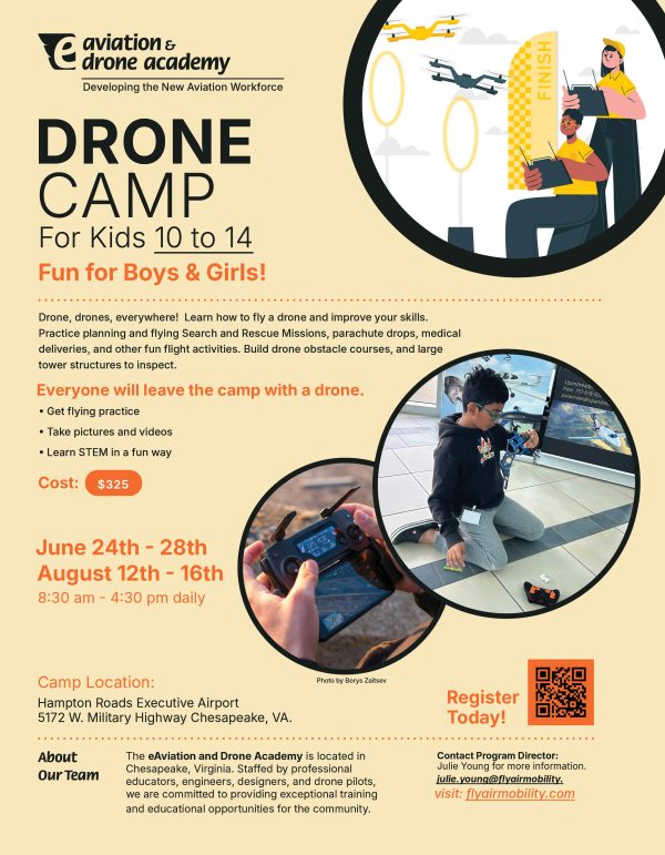 AUG 12-16, 2024 Summer Drone Camp